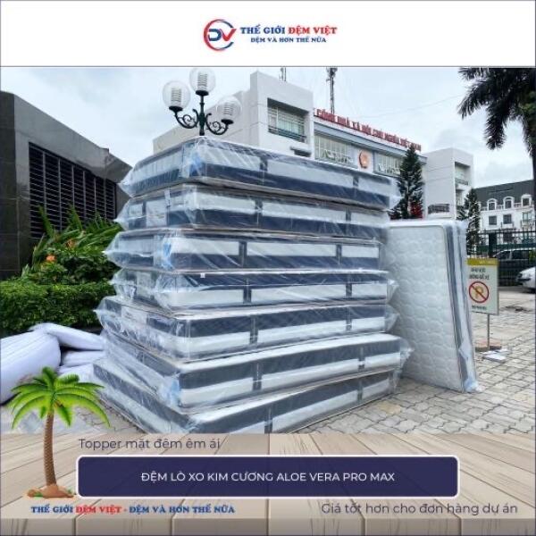 Đệm lò xo Kim Cương Aloe Vera Pro Max 3